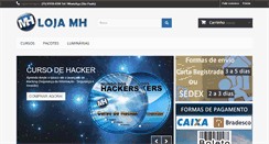 Desktop Screenshot of lojamh.com.br